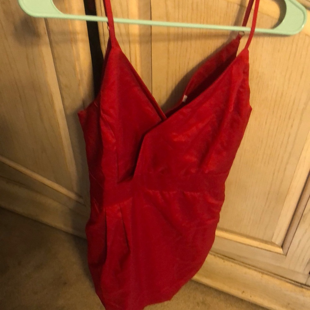 Red Strappy Dress